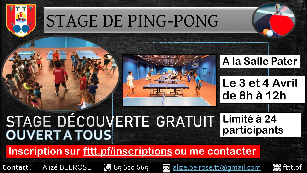 STAGE DE PING-PONG 2