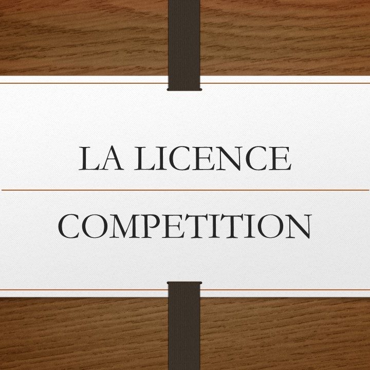 La licence compétition (2)