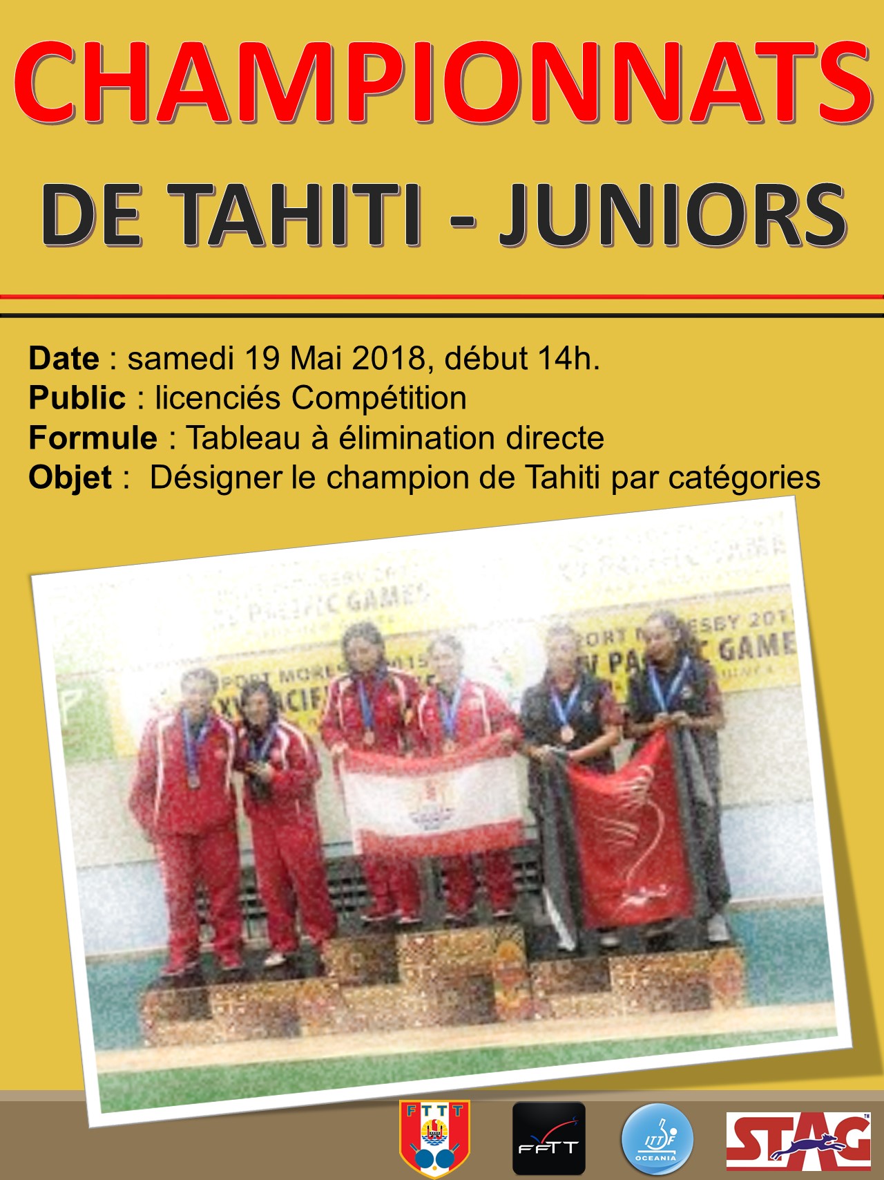 Championnats de Tahiti Juniors - 19.05.18