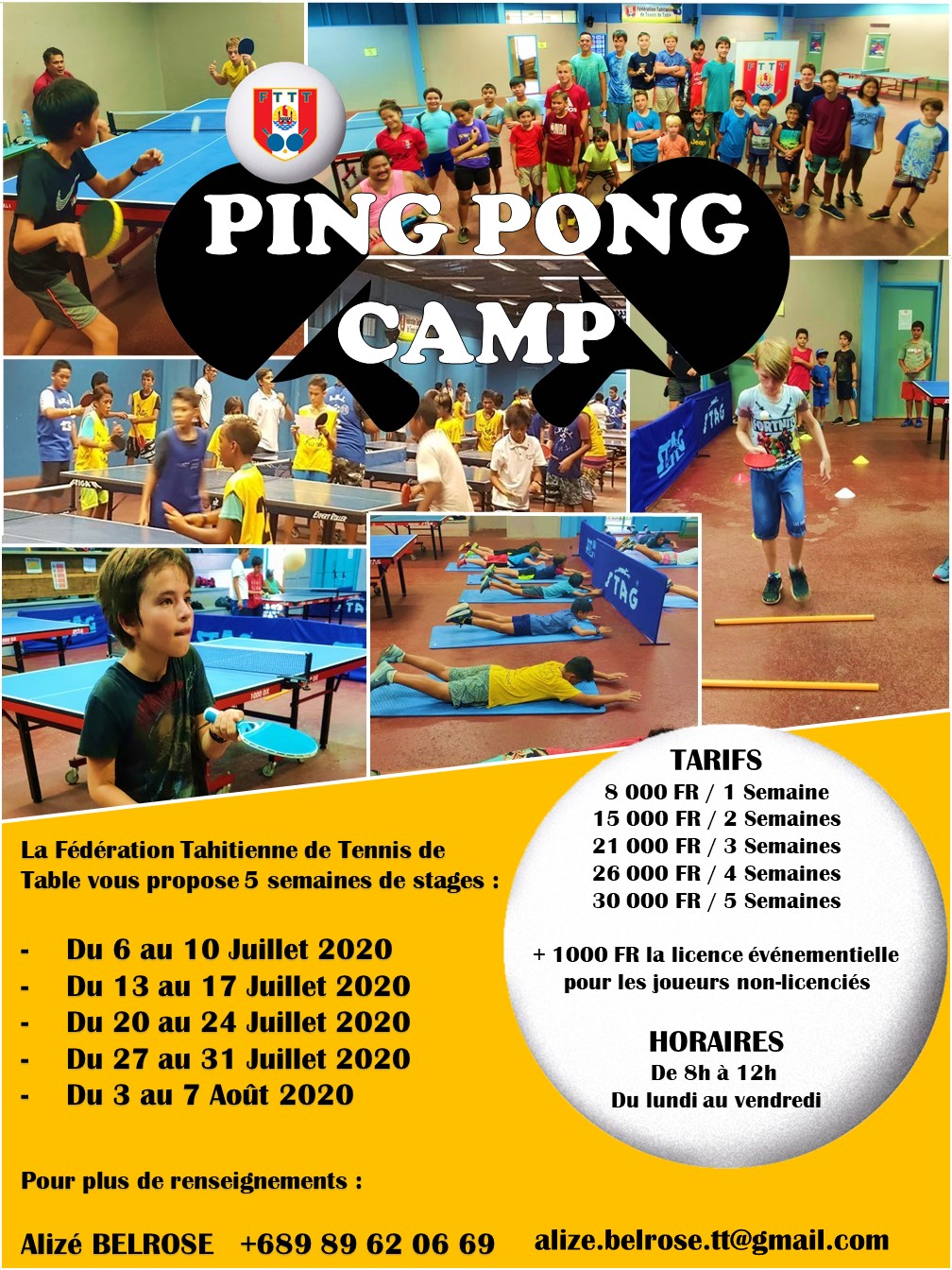 Affiche - Ping Pong Camp